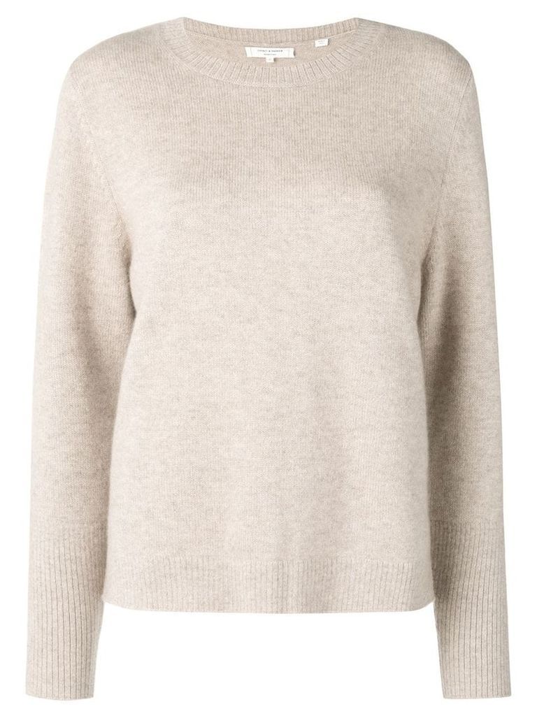 Chinti and Parker straight-fit cashmere sweater - NEUTRALS