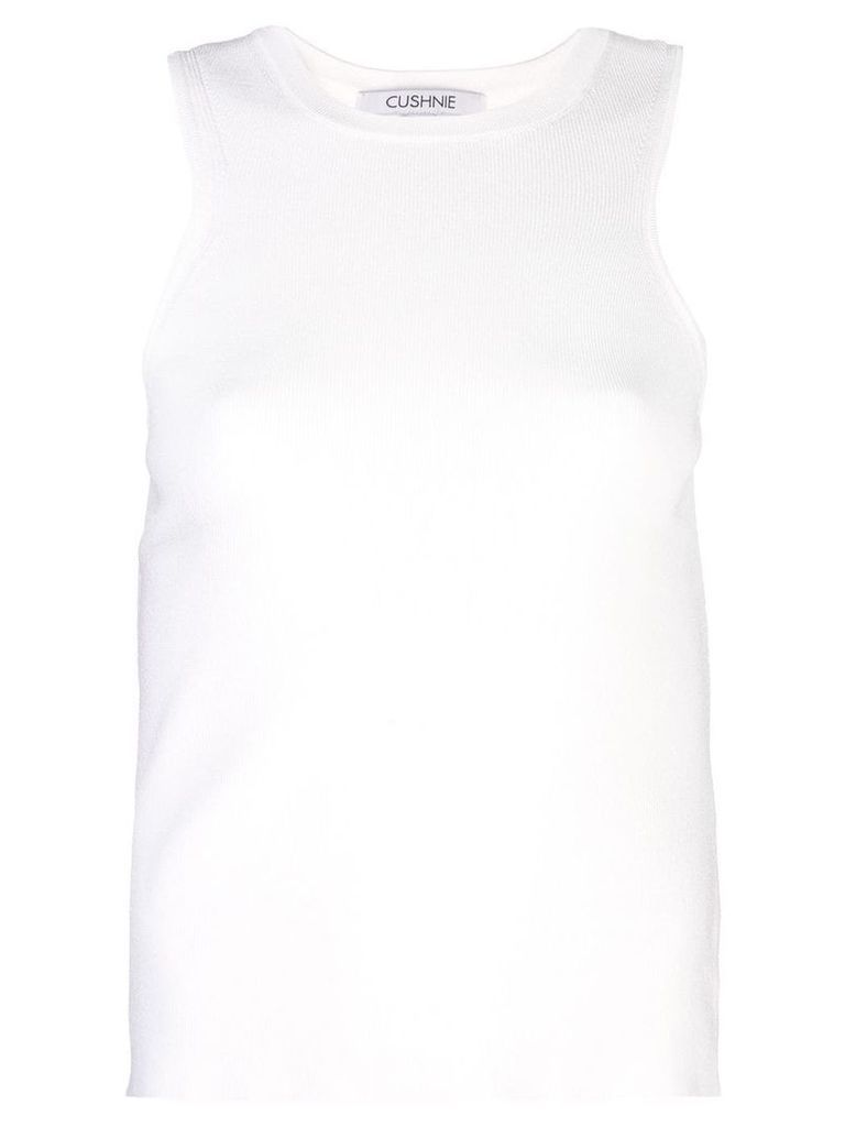 Cushnie slim-fit tank top - White