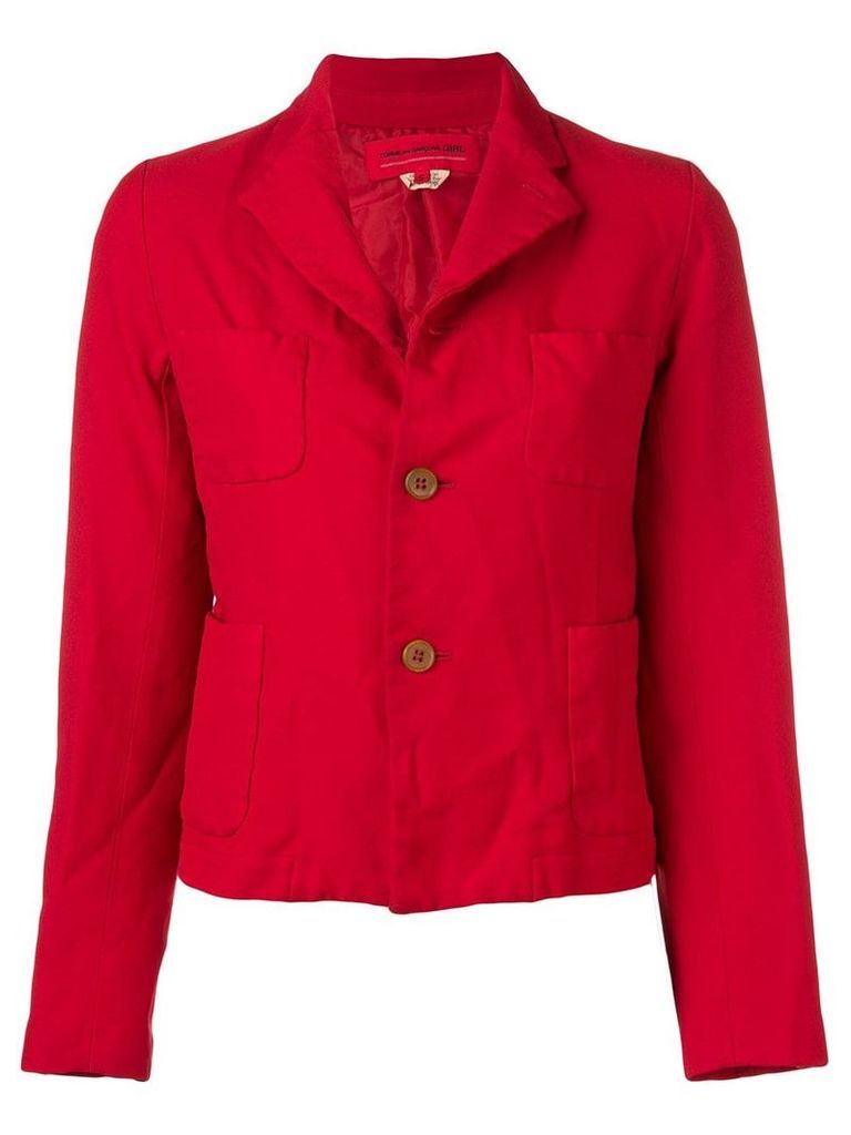Comme Des Garçons Girl boxy fit jacket - Red