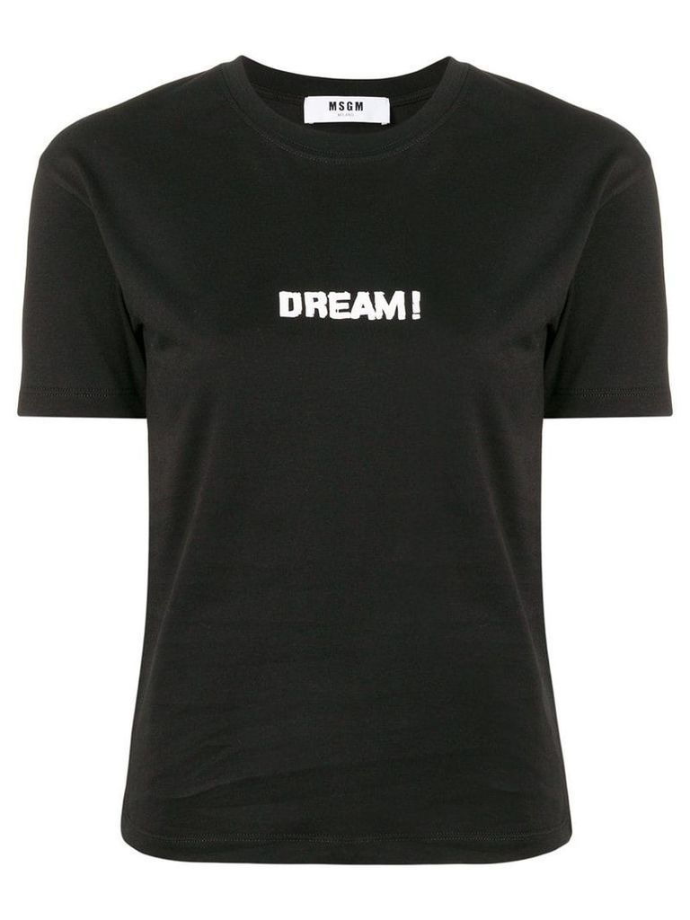 MSGM printed 'Dream' T-shirt - Black