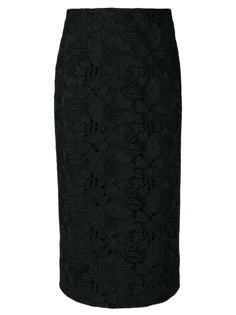 Nº21 straight midi skirt - Black