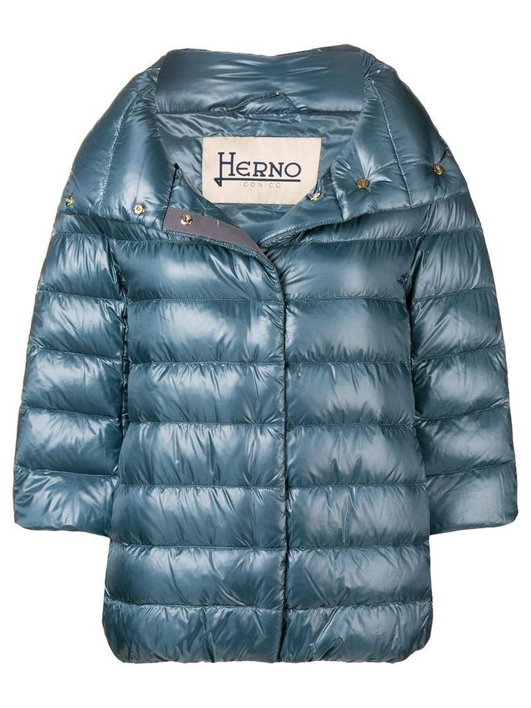 Herno padded feather down jacket - Blue