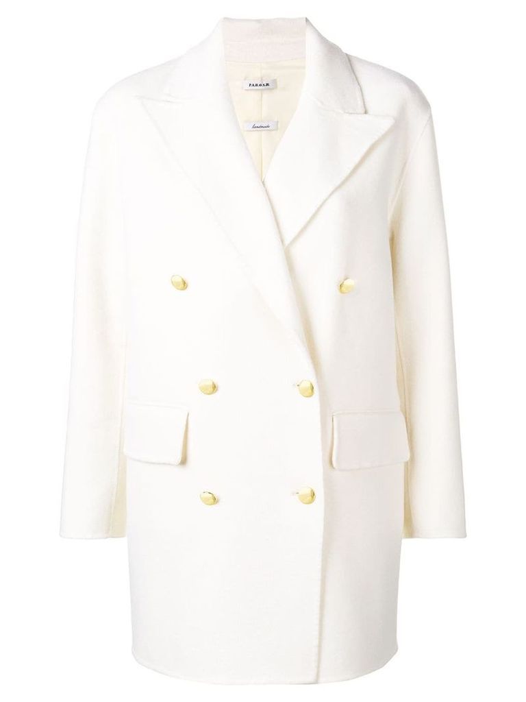 P.A.R.O.S.H. Lottie coat - White