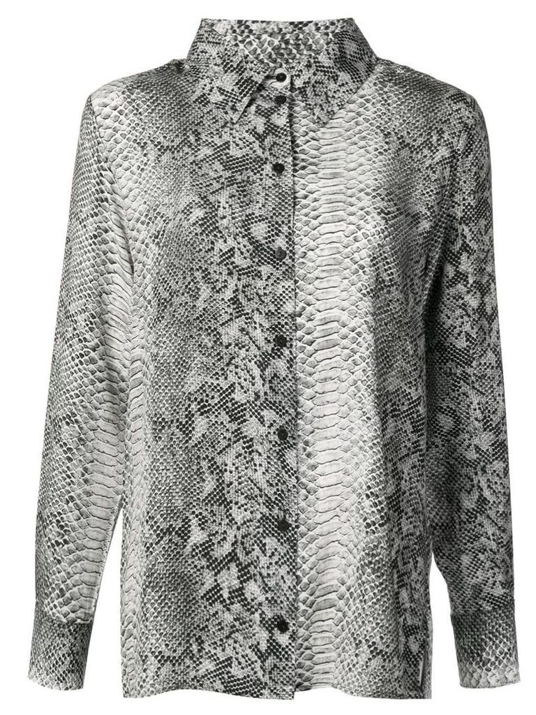 Gold Hawk python print blouse - Grey