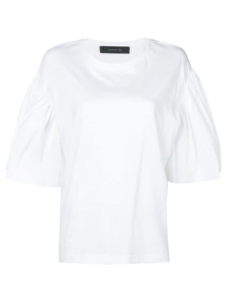 Federica Tosi flared sleeve T-shirt - White