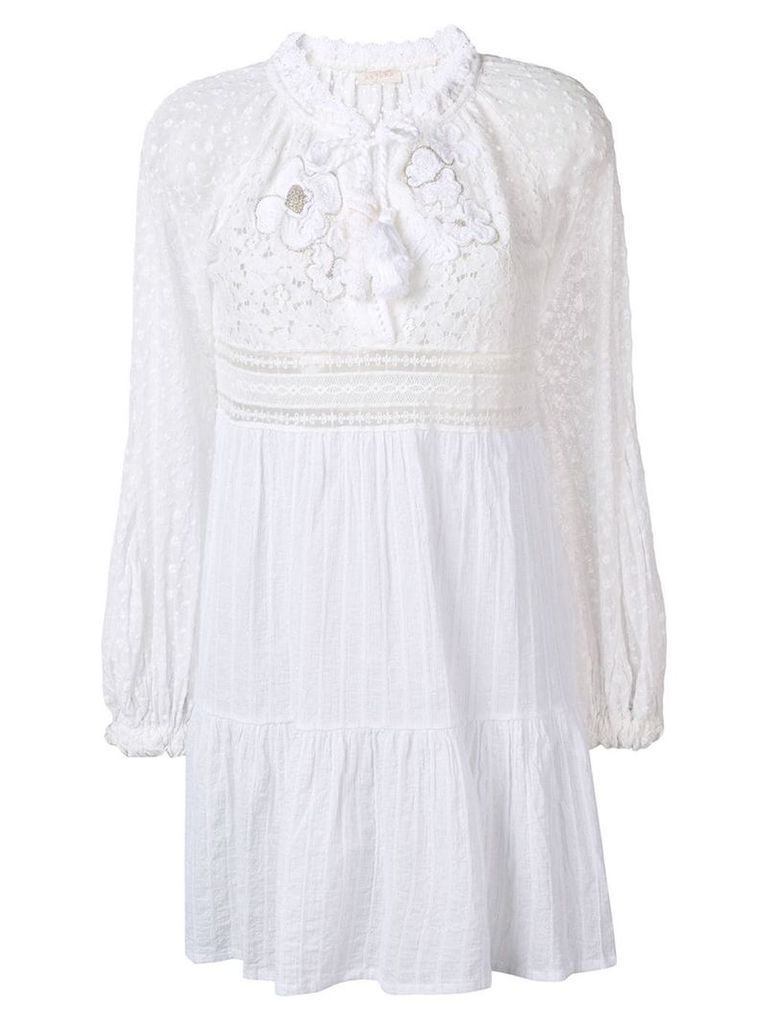 Anjuna Nicoletta lace embroidered dress - White