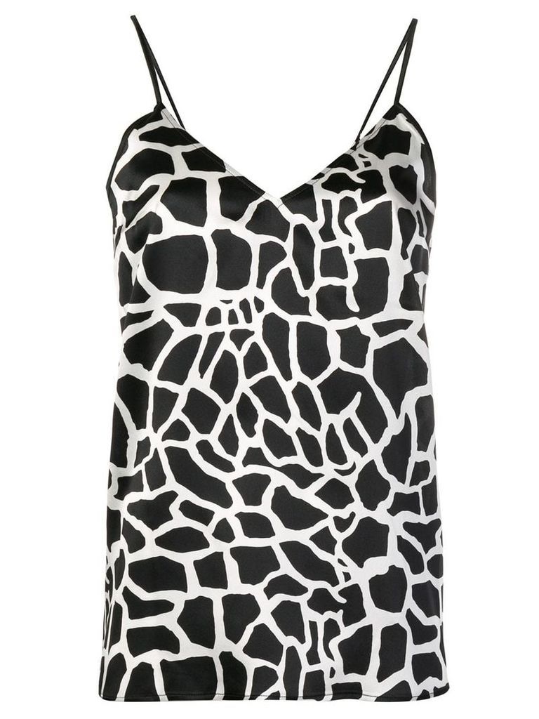 Federica Tosi abstract print cami top - Black