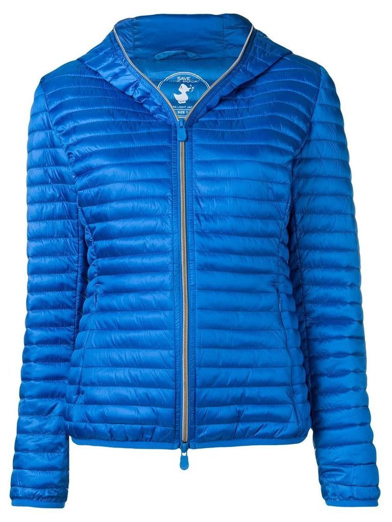 Save The Duck hooded padded jacket - Blue