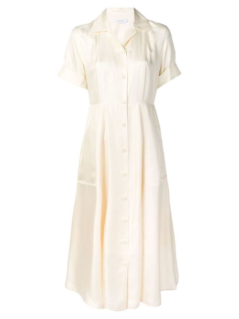 Calvin Klein long shirt dress - White