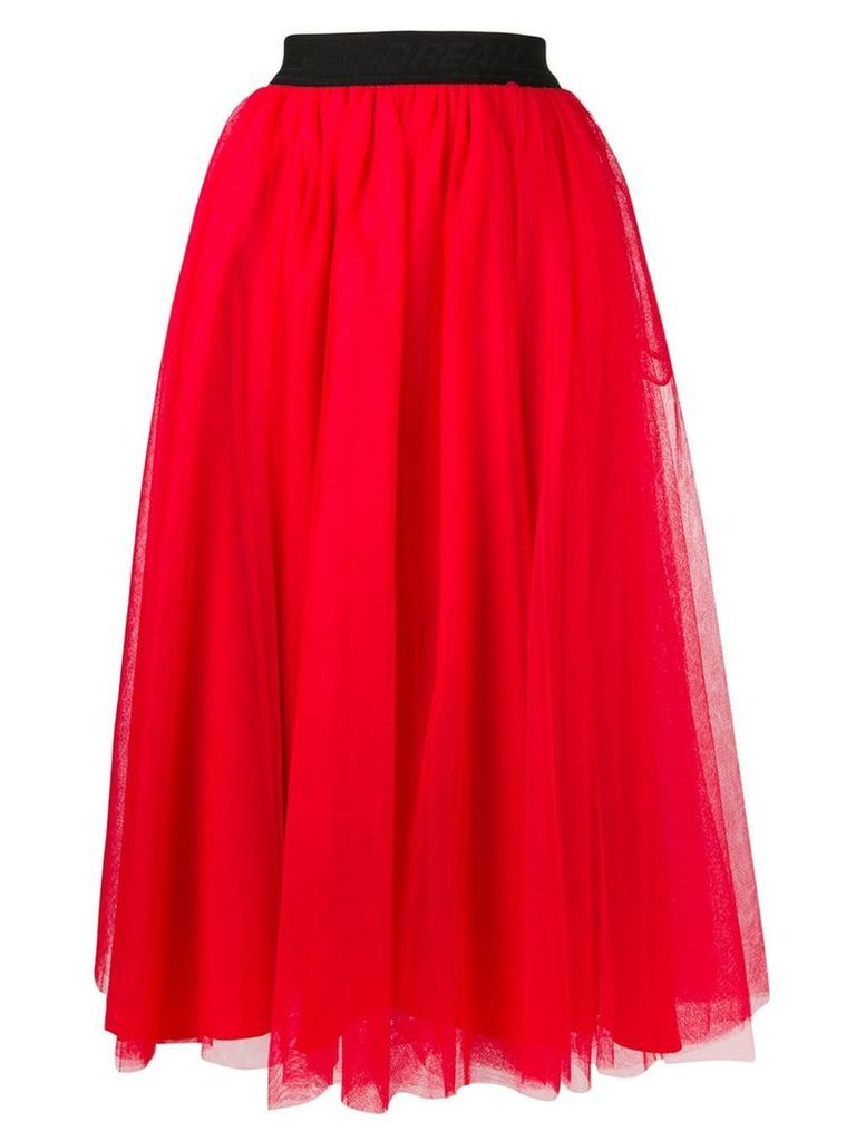 MSGM full tulle skirt - Red