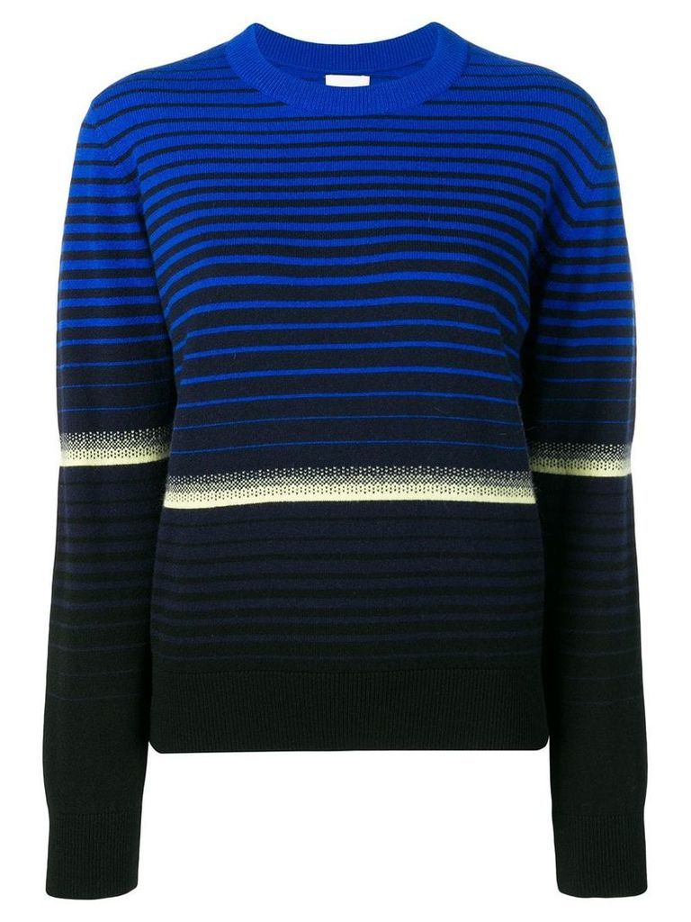 Barrie striped fitted sweater - Blue