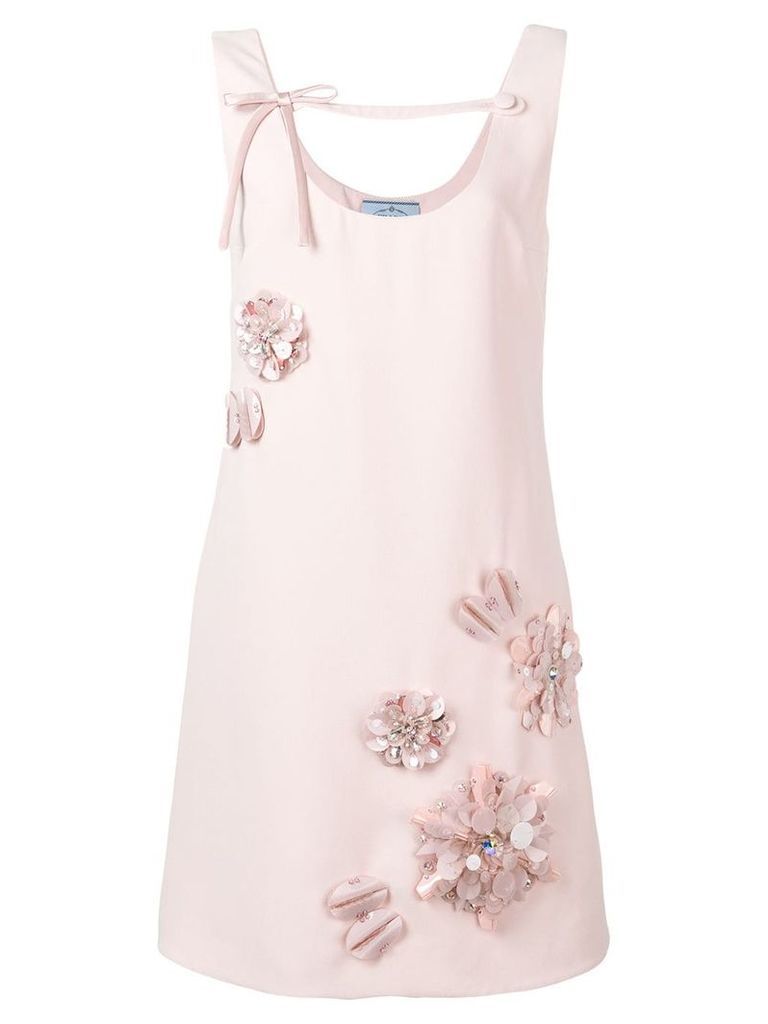 Prada floral mini dress - PINK