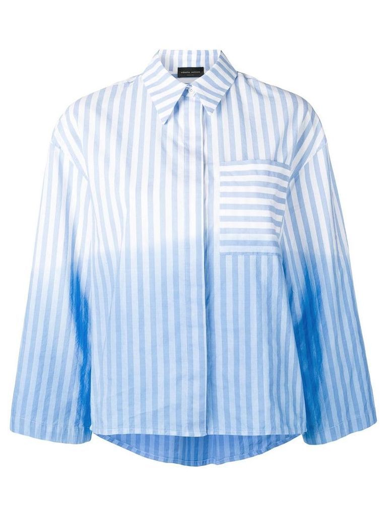 Roberto Collina striped shirt - Blue