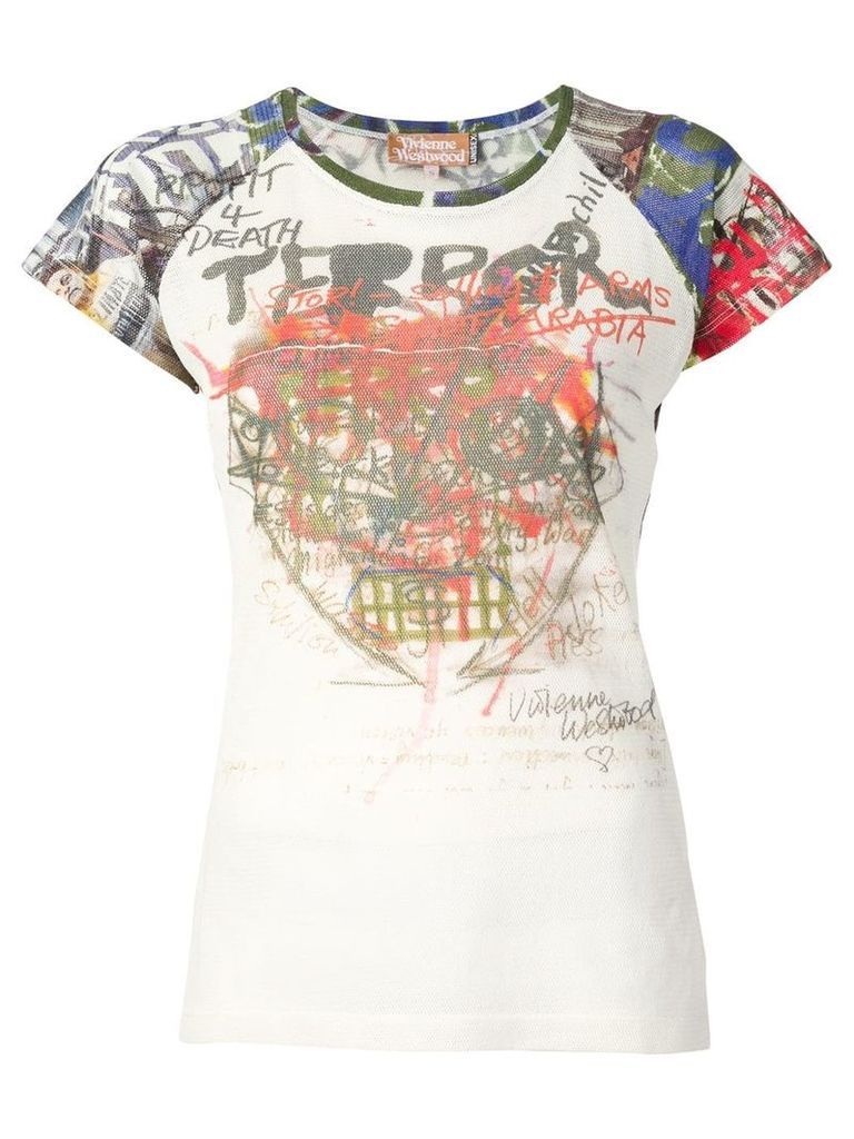 Vivienne Westwood Terror print T-shirt - Neutrals