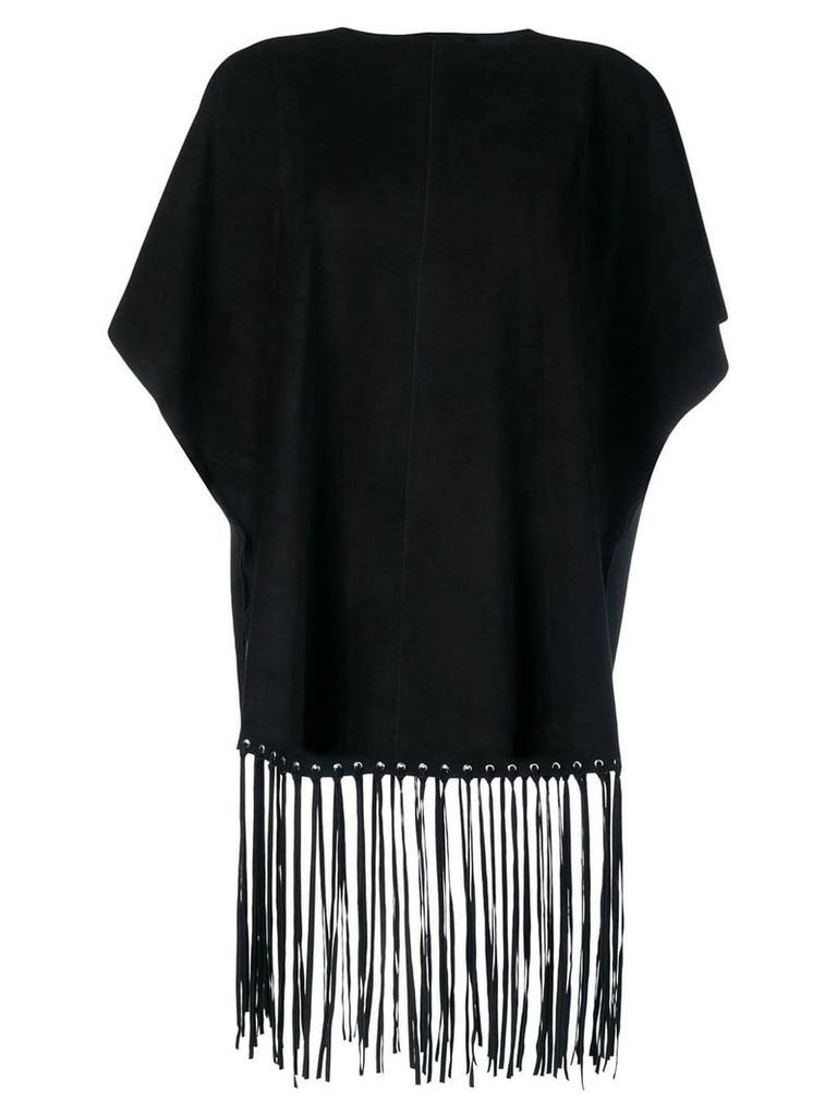 RedValentino fringe detailed blouse - Black