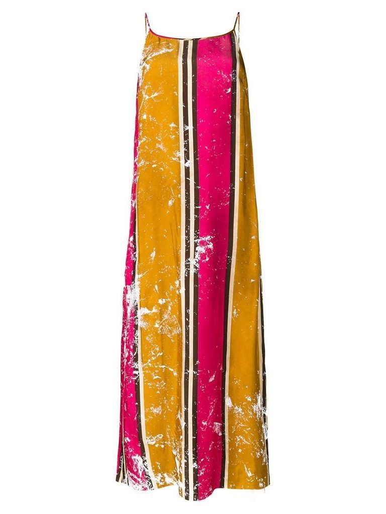 Uma Wang striped slip dress - Pink