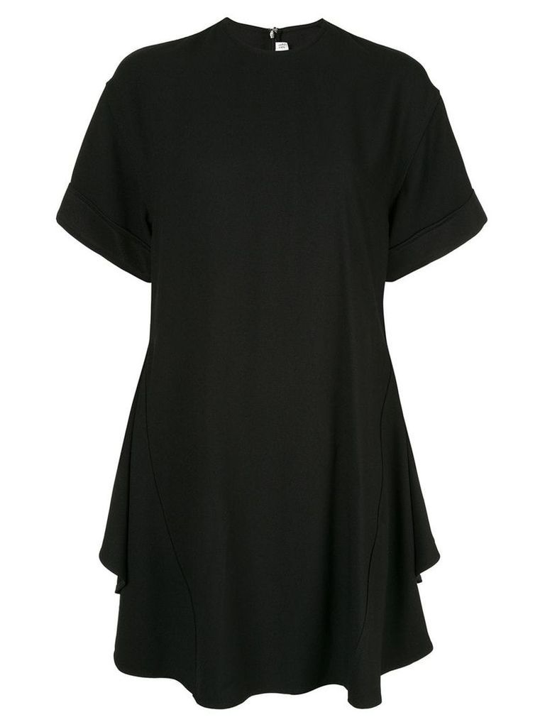 Victoria Beckham circle folded T-shirt dress - Black