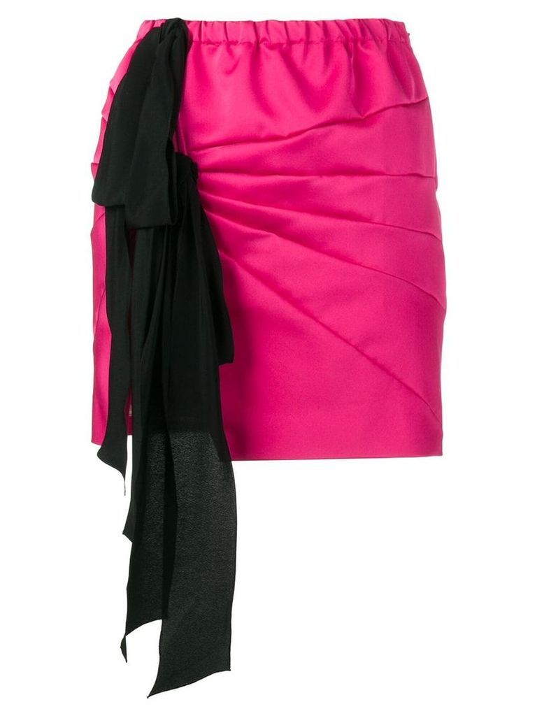 Nº21 ribbon detail skirt - Pink