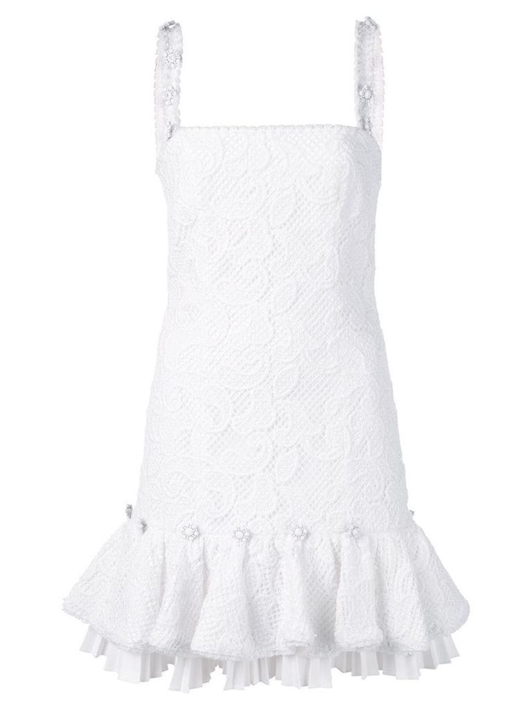 Alexis Richmond embroidered dress - White
