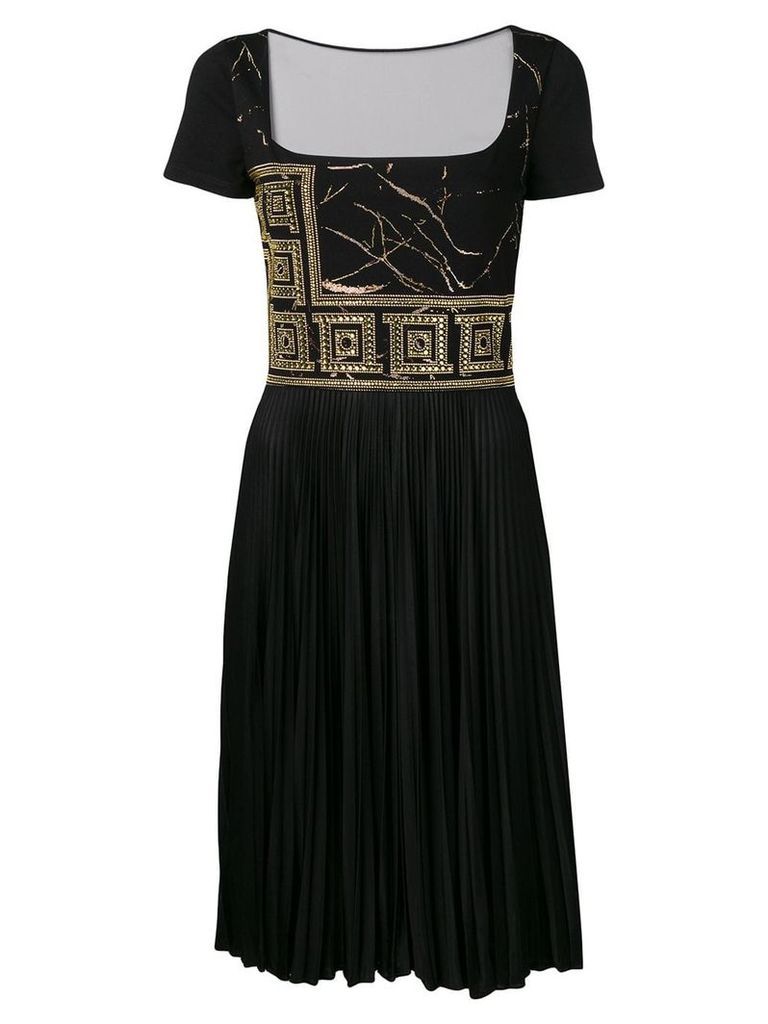 Versace Collection crystal-embellished dress - Black