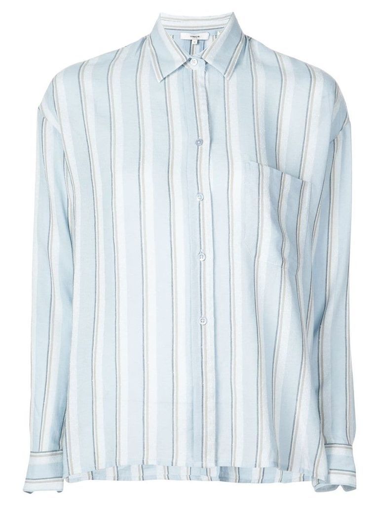 Vince striped button shirt - Blue