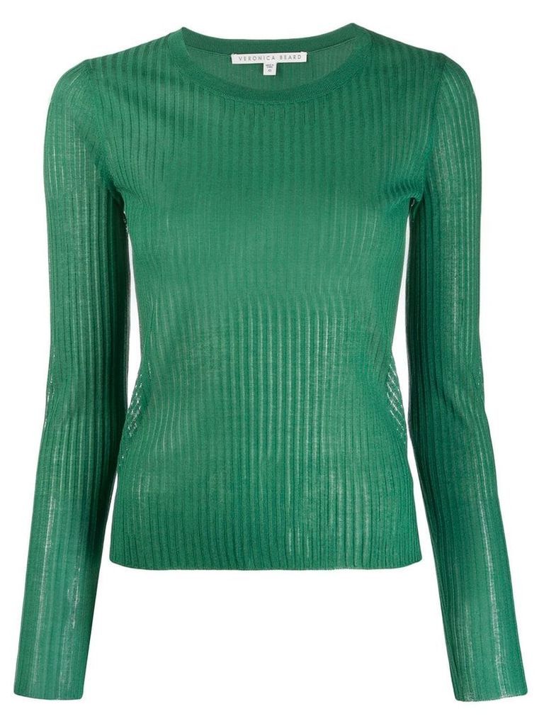 Veronica Beard ribbed knit top - Green