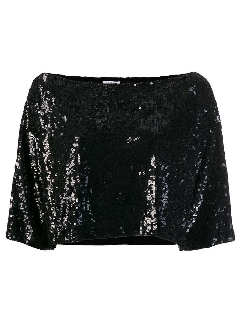P.A.R.O.S.H. sequinned top - Black