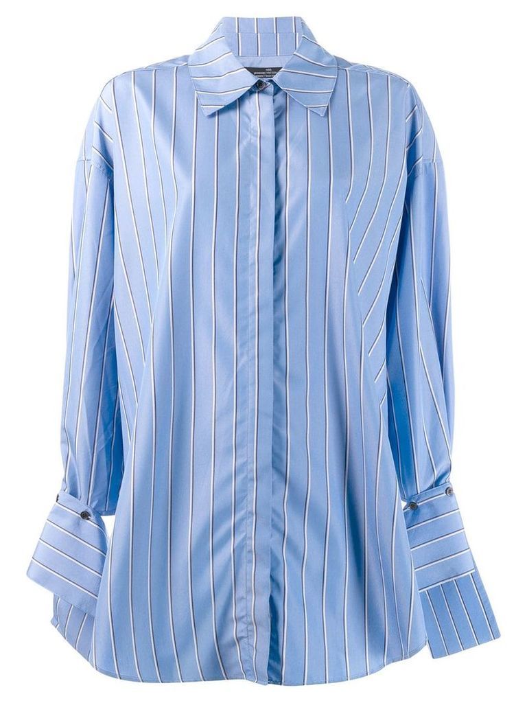 Rokh oversized fit shirt - Blue
