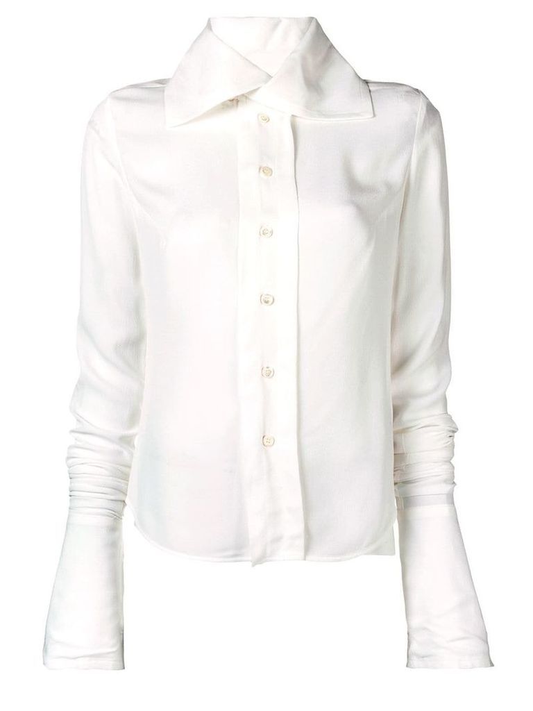 Vivienne Westwood oversized collar shirt - White