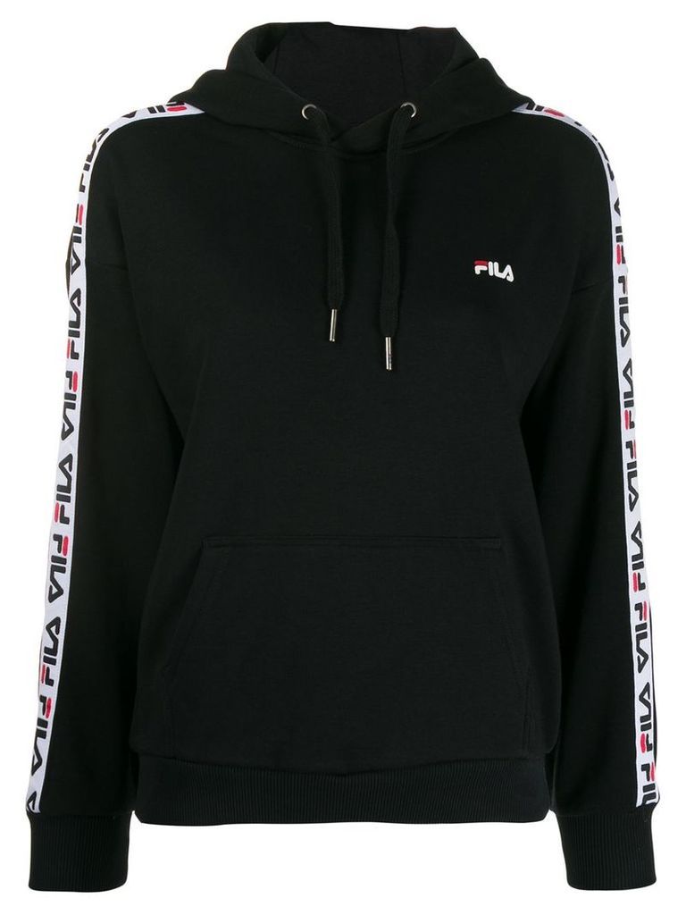 Fila logo tape hoodie - Black