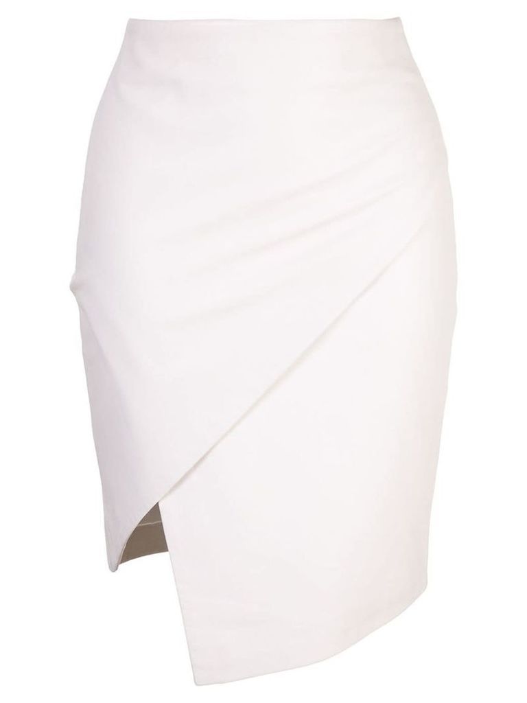 Michelle Mason wrap skirt - White