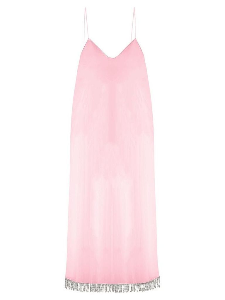 Oséree bead embellished beach dress - PINK