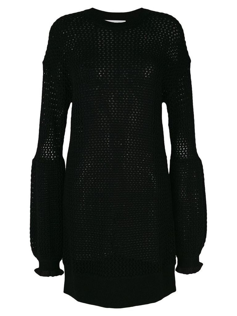 McQ Alexander McQueen mesh knit dress - Black