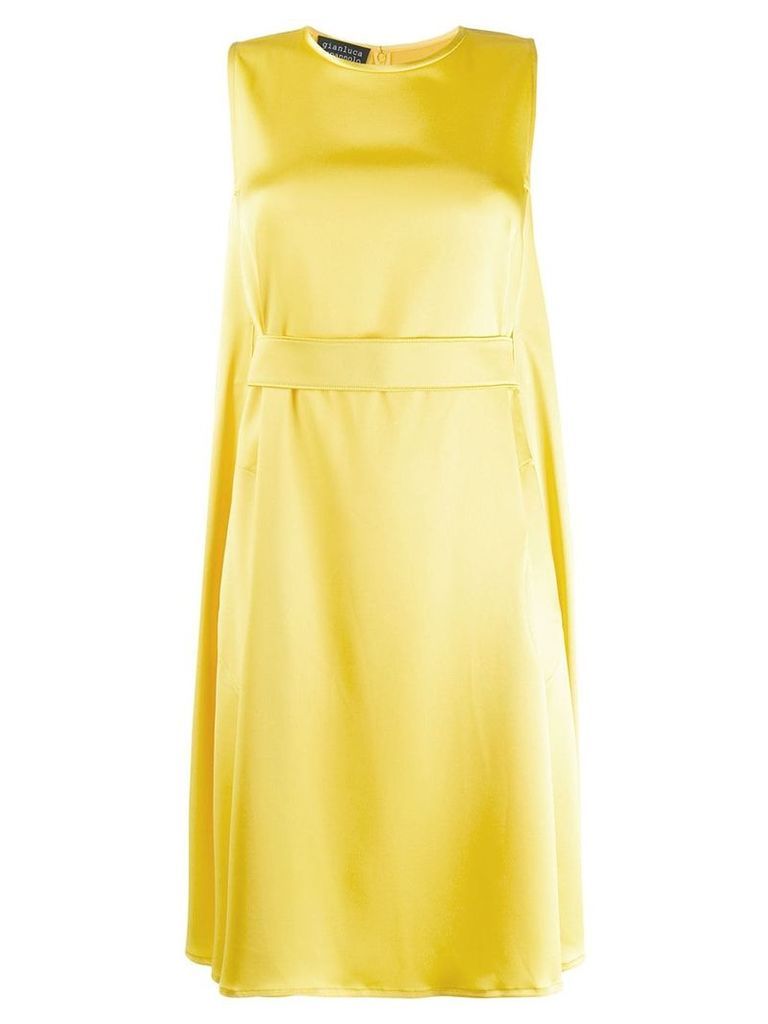 Gianluca Capannolo belted midi dress - Yellow