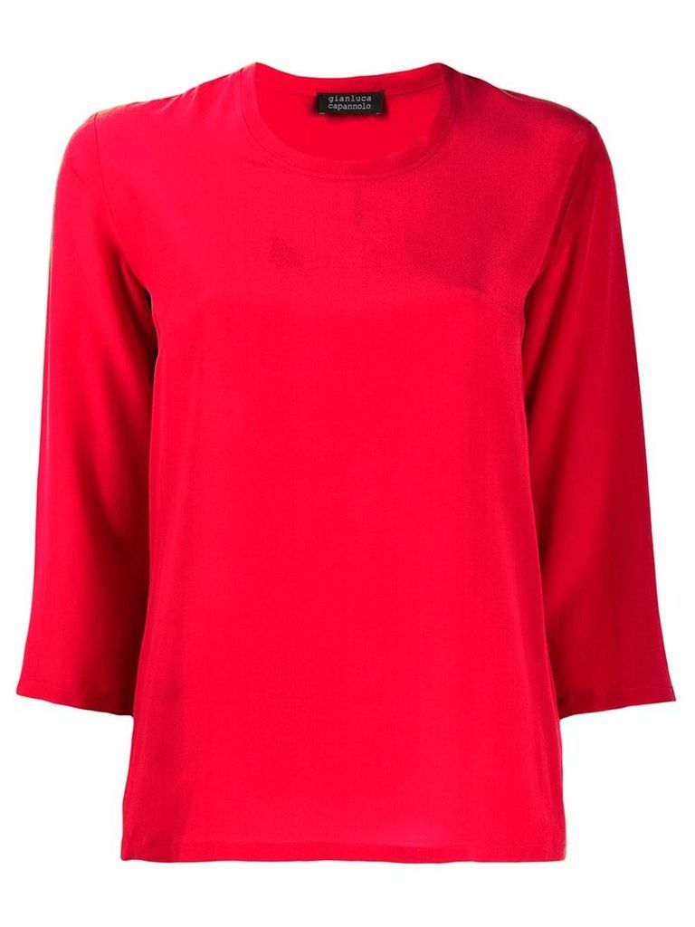 Gianluca Capannolo 3/4 sleeve blouse - Red