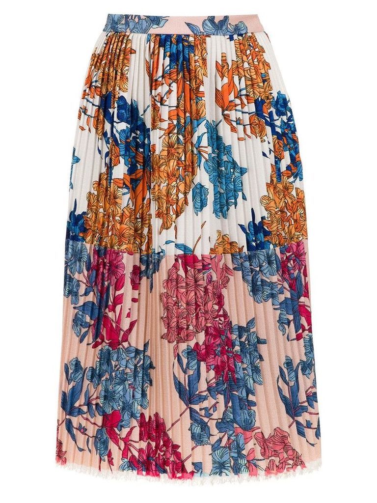 À La Garçonne printed pleated skirt - Multicolour