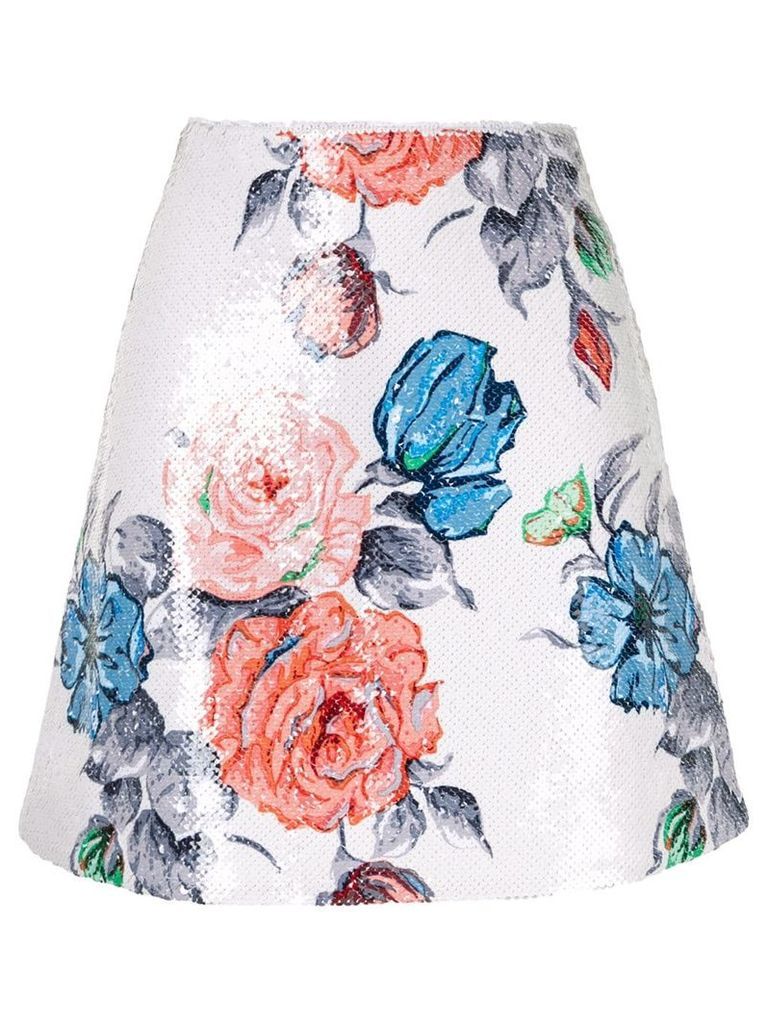 Nina Ricci floral print skirt - Multicolour