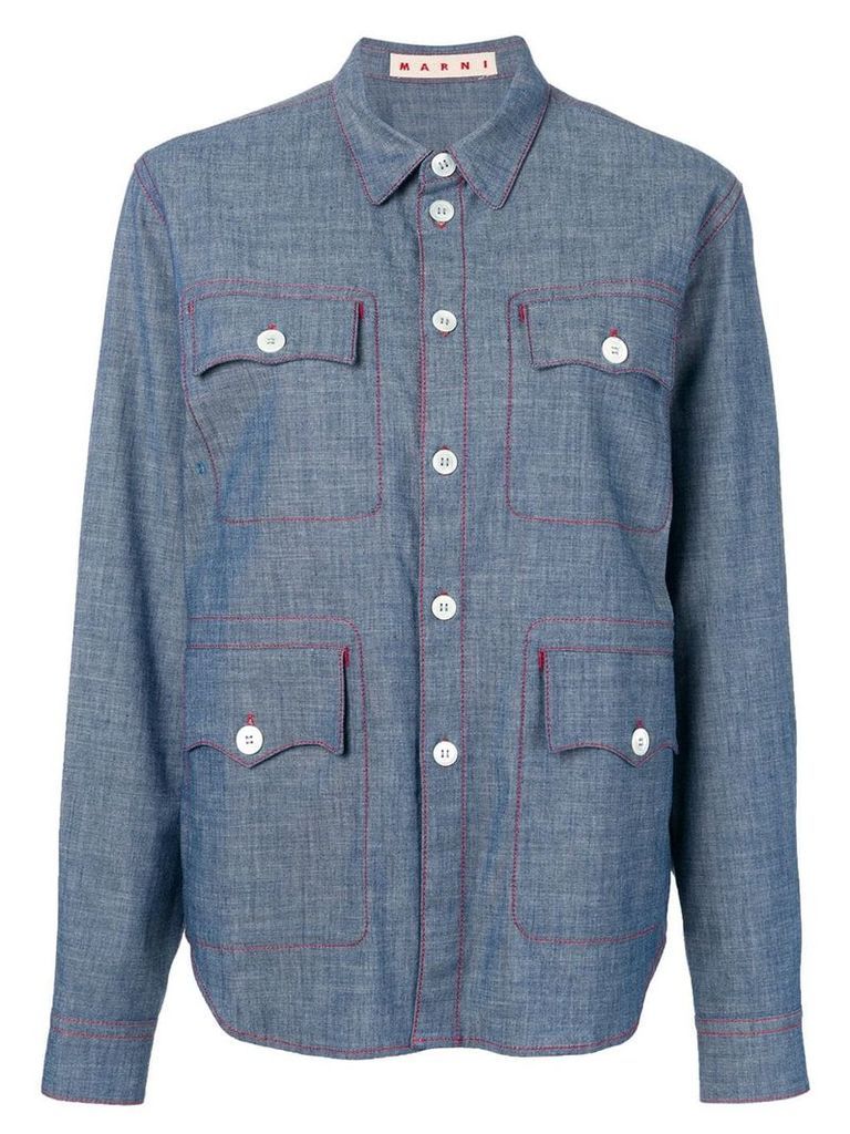 Marni pocket shirt - Blue