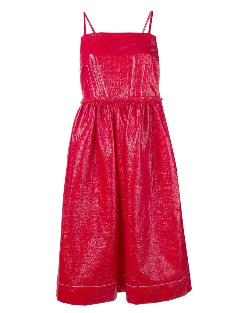 Marni ruched party dress - Red