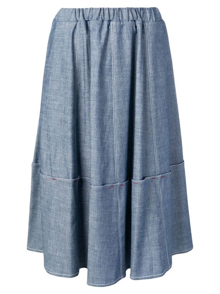 Marni high waisted skirt - Blue