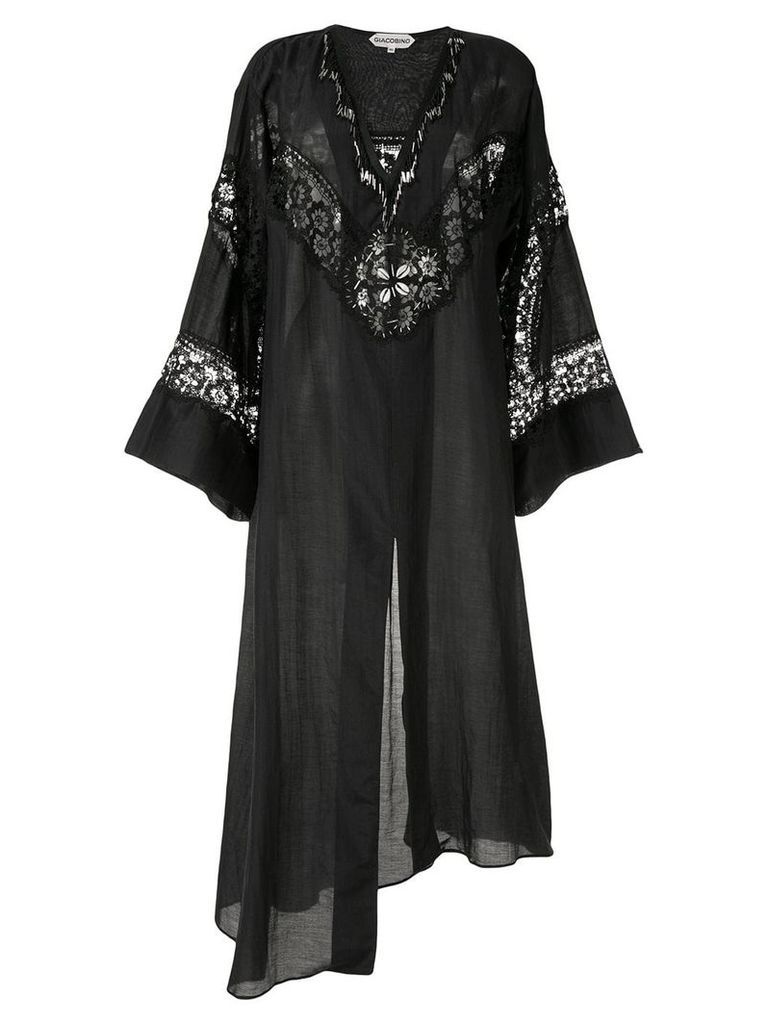 Giacobino long-sleeved dress - Black