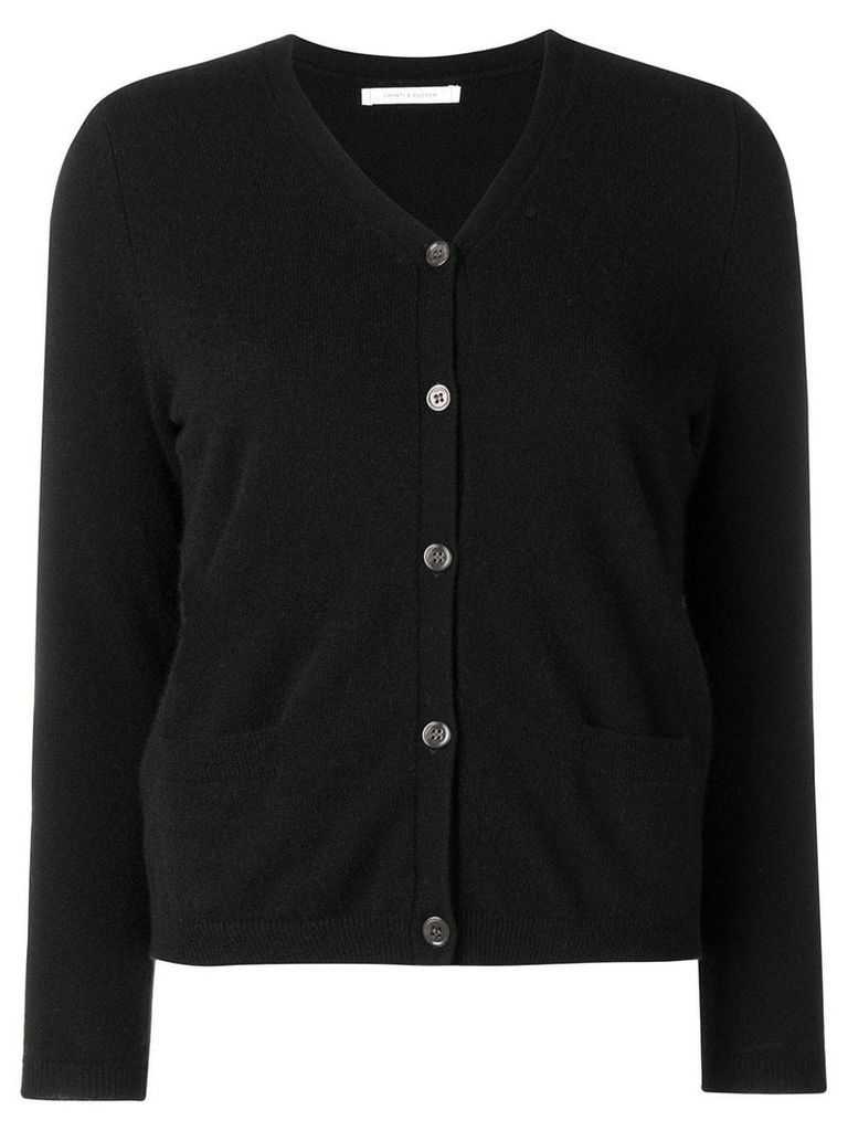 Chinti and Parker v-neck cashmere sweater - Black