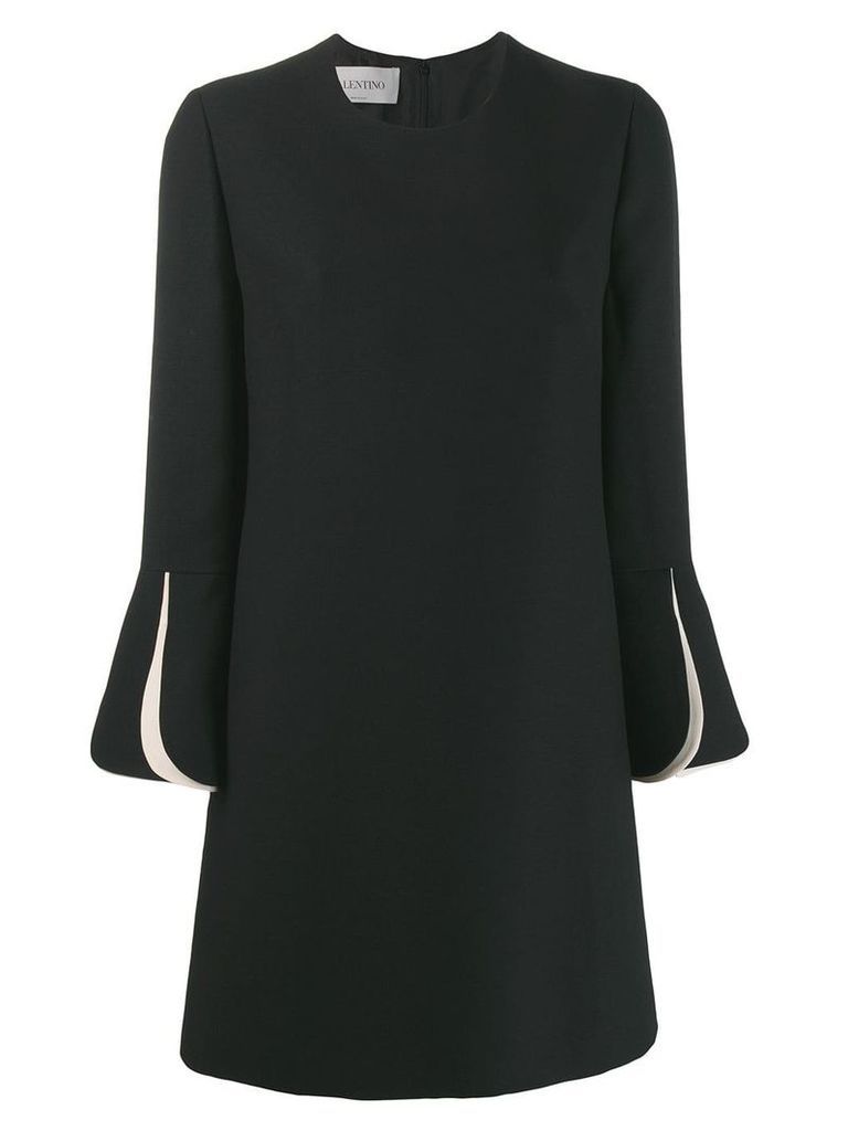 Valentino layered sleeves couture dress - Black