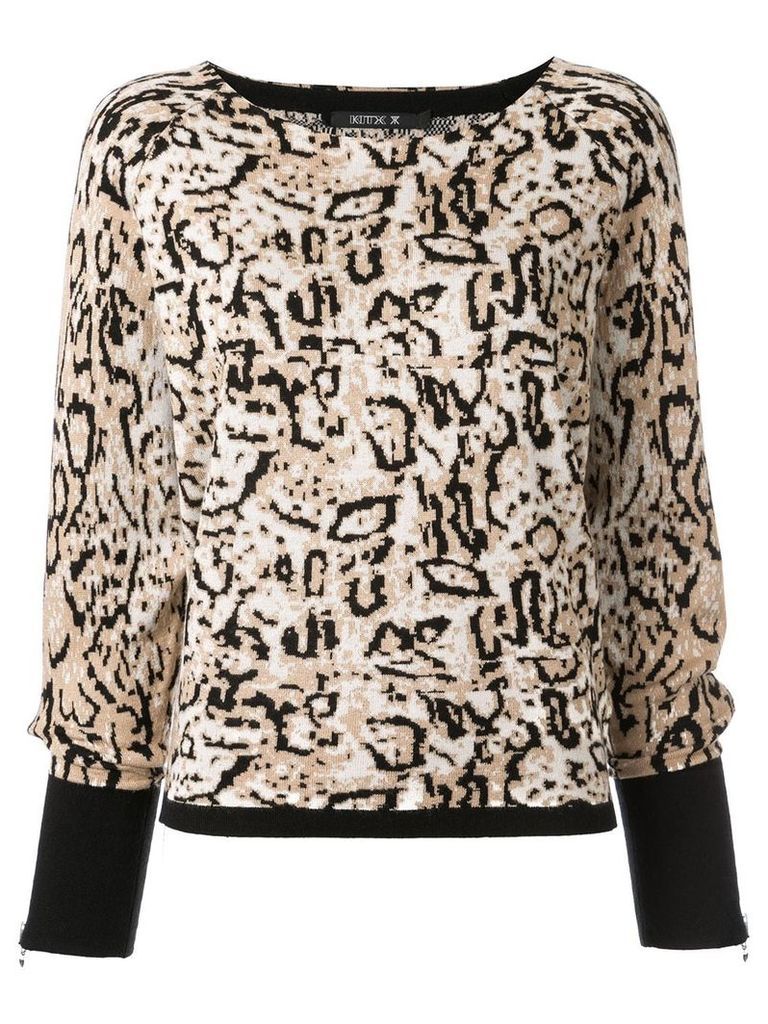 Kitx leopard print sweater - Multicolour