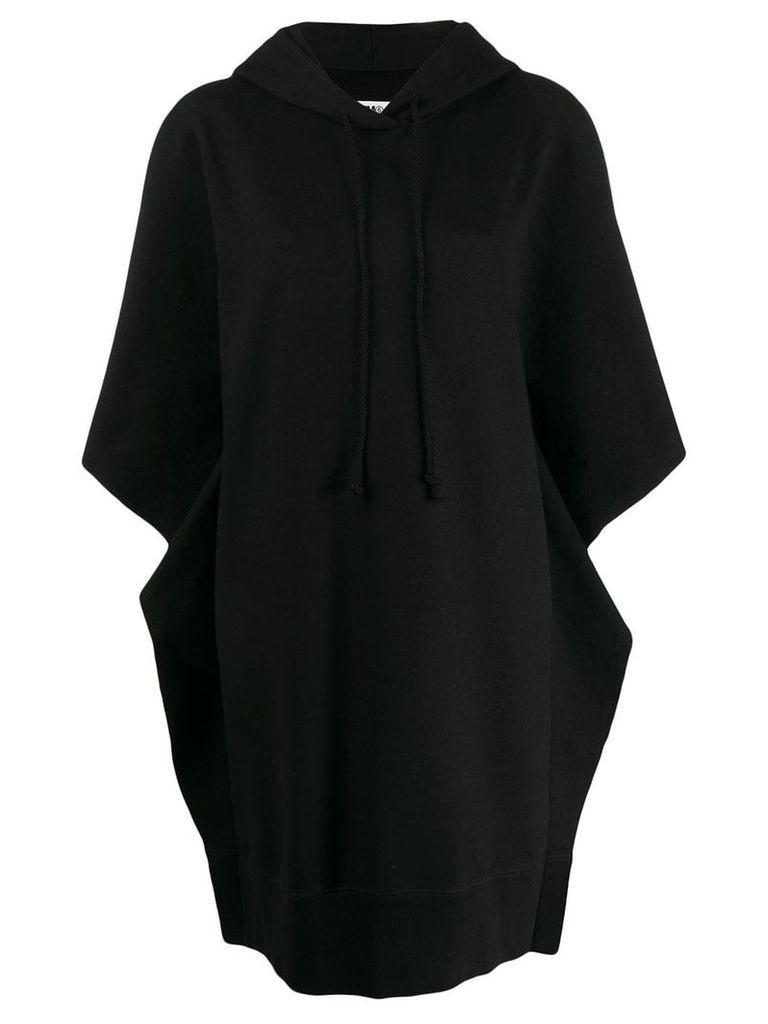 Mm6 Maison Margiela oversized hoodie dress - Black