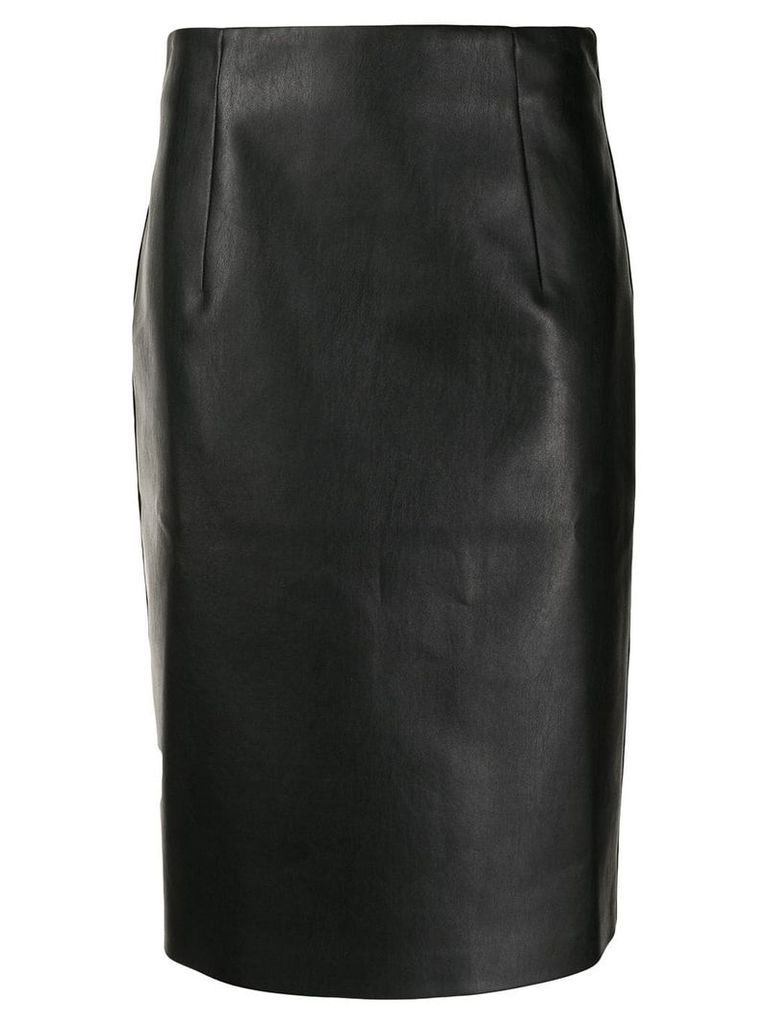 Piazza Sempione straight-fit midi skirt - Black
