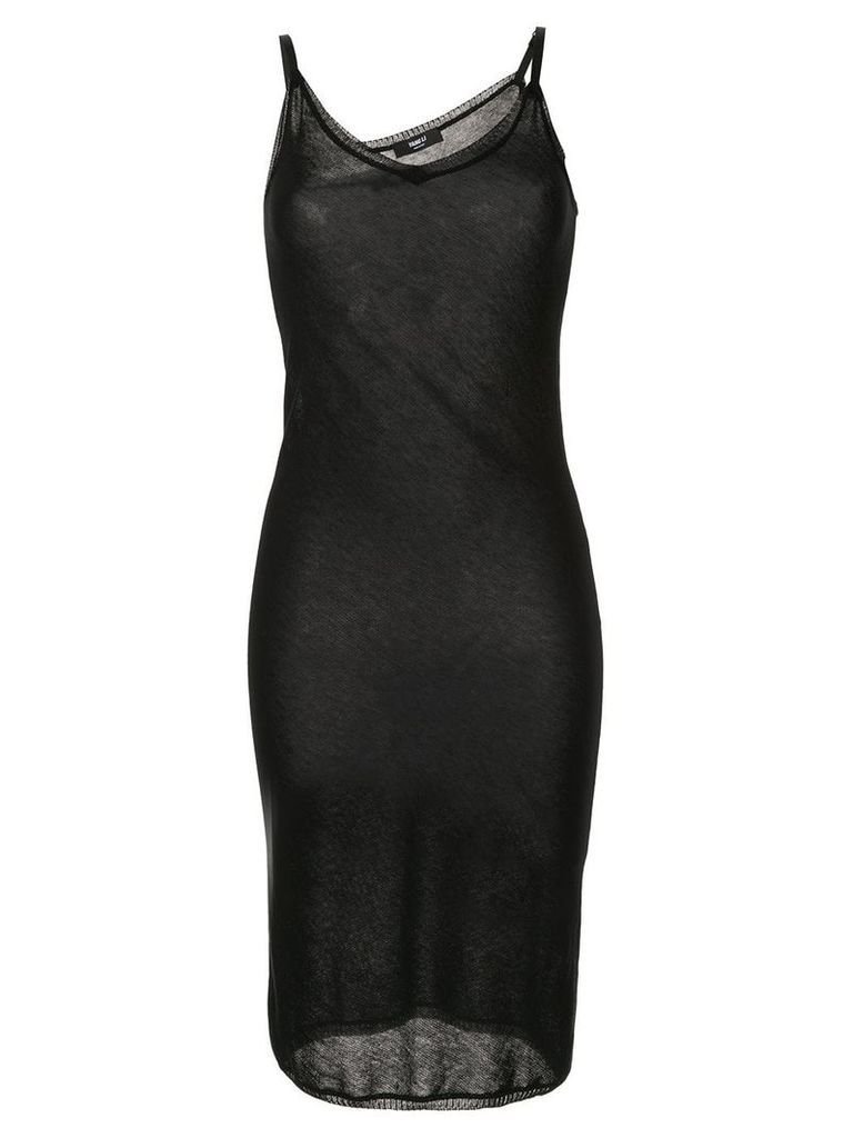 Yang Li tank long-length dress - Black
