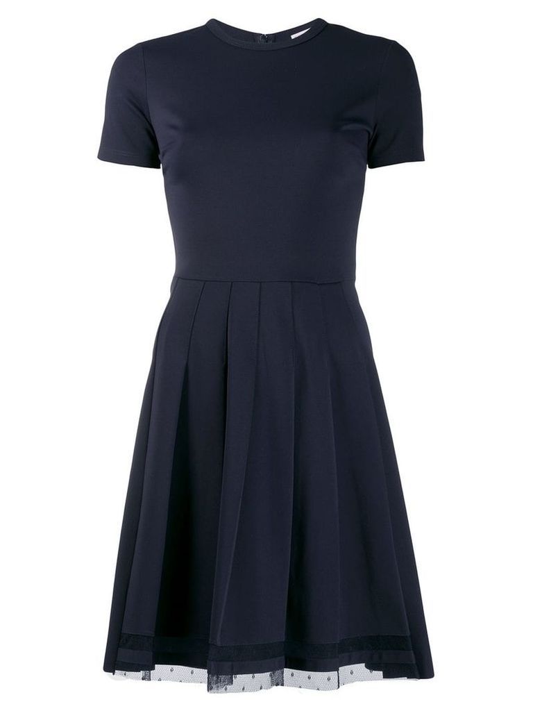 RedValentino pleated mini dress - Blue