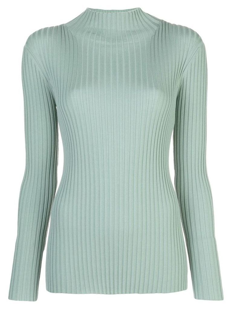 Partow ribbed knit jumper - Blue