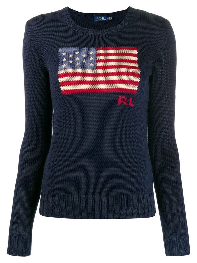 Polo Ralph Lauren U.S.A. flag jumper - Blue